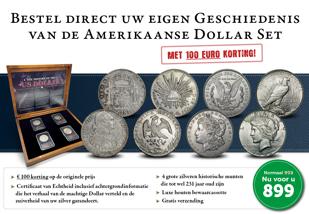 ondergronds wasserette Fascinerend De Geschiedenis van de U.S.Dollar in 4 Originele Zilveren Munten