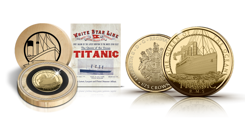 koken mentaal oplichter Massief gouden eerbetoon aan de Titanic – Queen of the Ocean - Goud – Het  Nederlandsche Muntenhuis